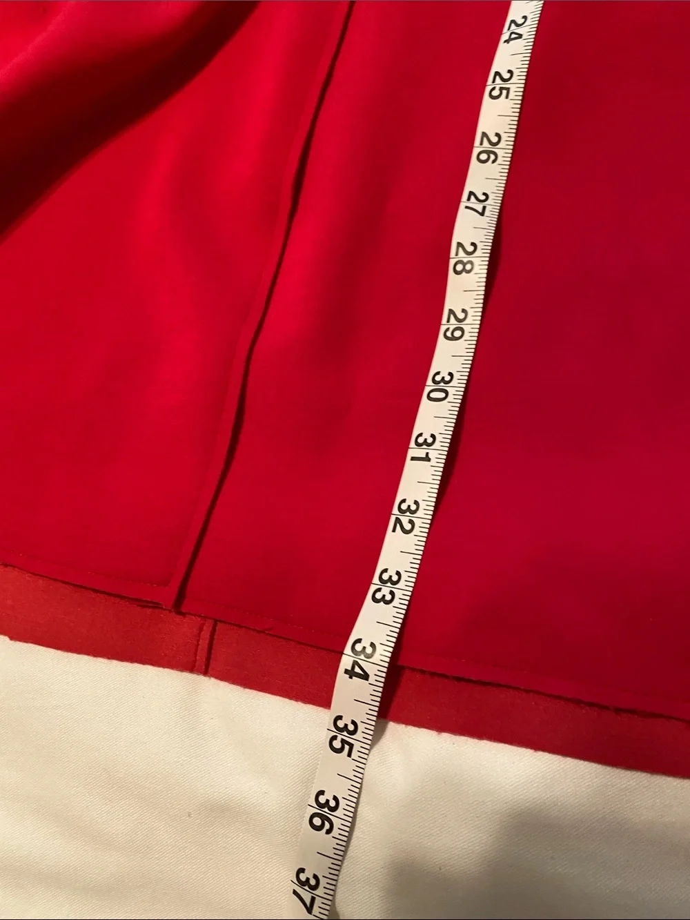 Amanda & Chelsea Red Longline Women's Trench Coat